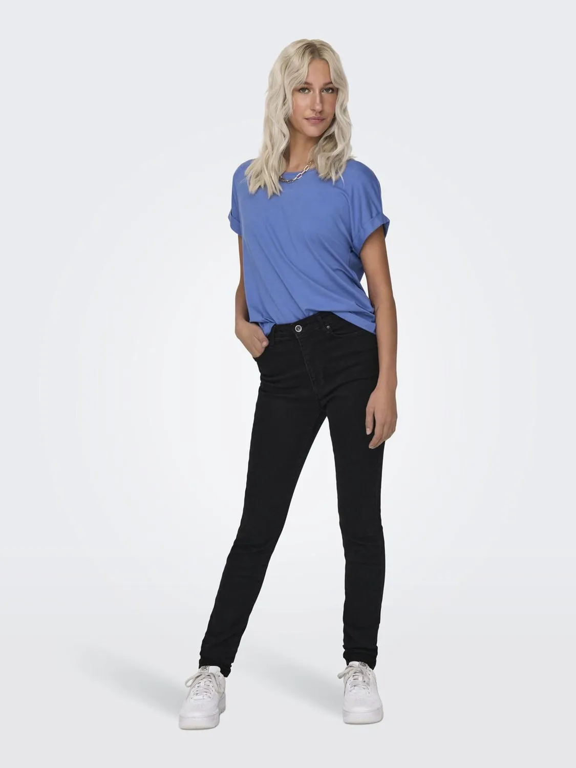 ONLY Onlmoster Top canotta donna scollatura tonda