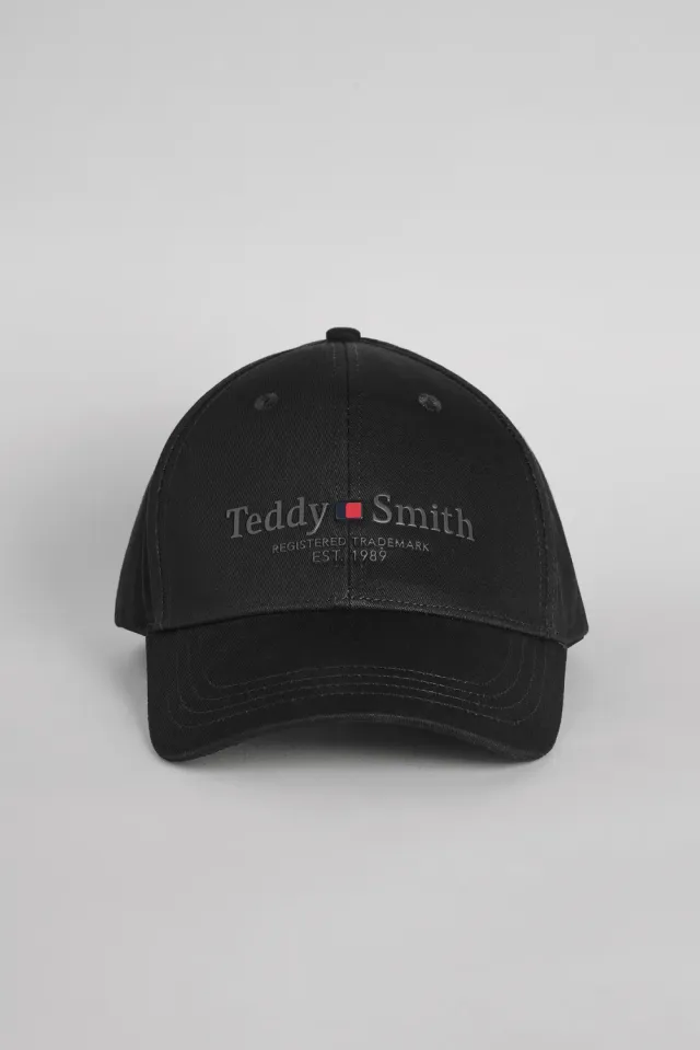 Teddy Smith C-Jim cappellino nero cotone uomo