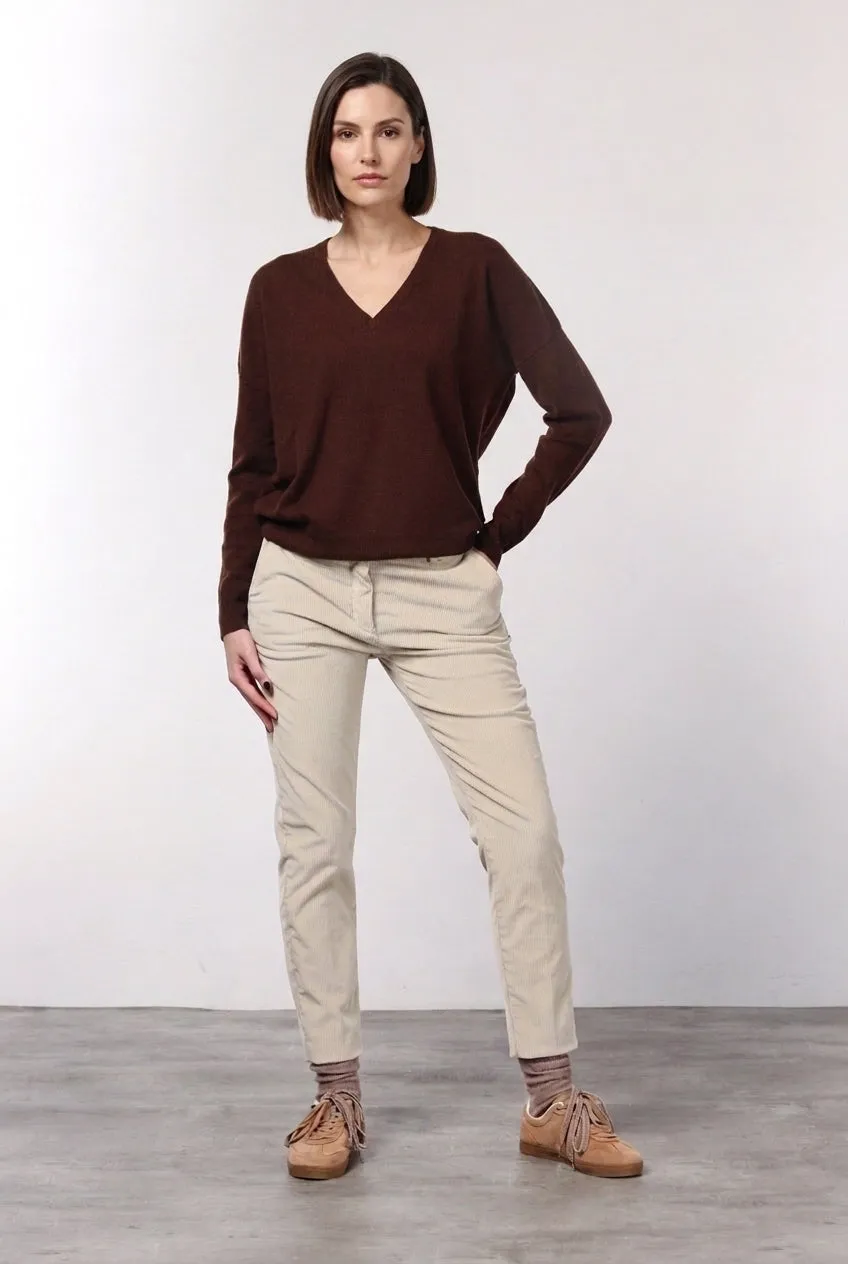 Mason's New York Slim chino crema velluto