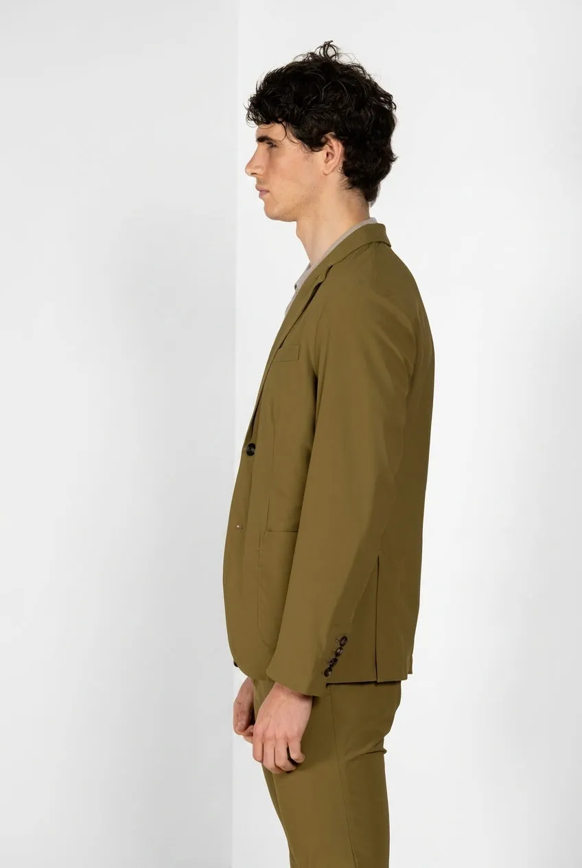 Mason's Da Vinci Tech Dynamic blazer verde militare jersey