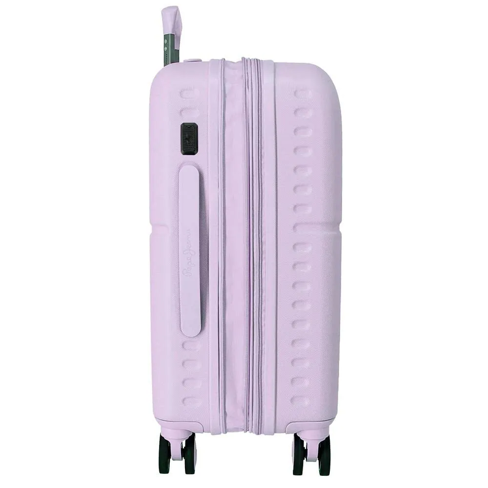 Pepe Jeans Accent Viola trolley cabina 37L espandibile rigido