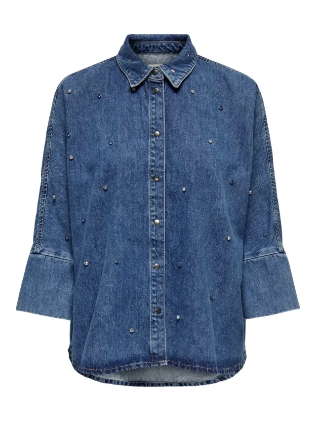 ONLY ONLGRACE camicia jeans donna M denim