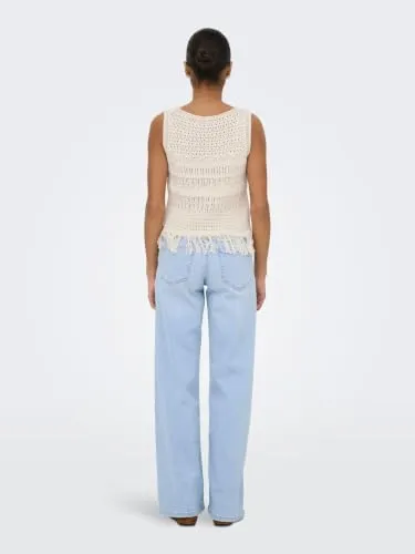 ONLY Onljudy-O vita bassa jeans donna M dritti