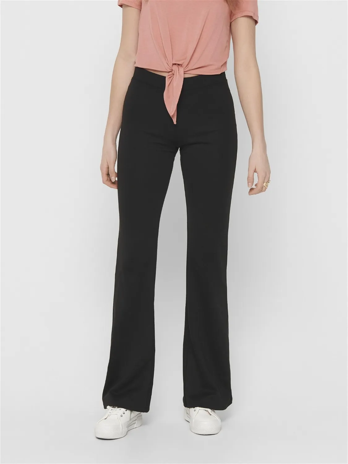 ONLY Onlfever Stretch Flaired pantaloni 27W/32L neri