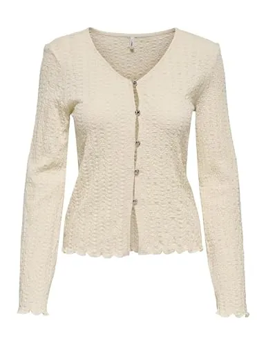 ONLY Onlella Placket top donna manica lunga XL