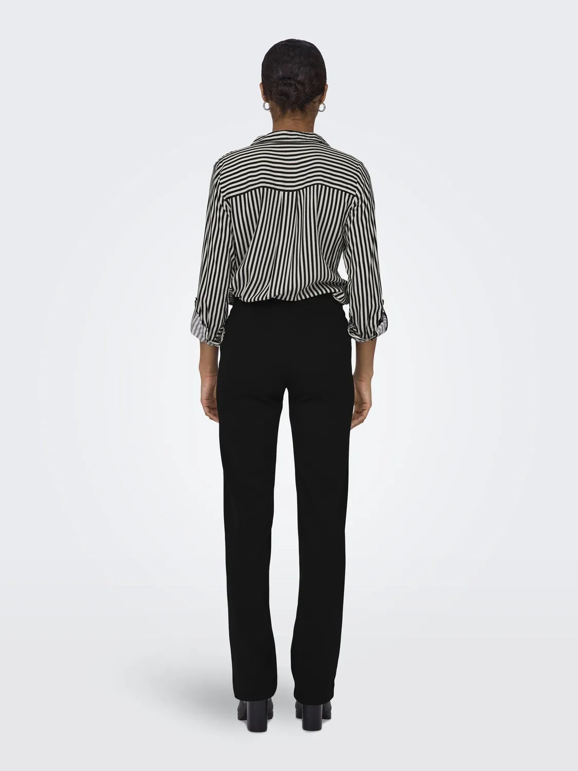 Only Onlraffy-Yo Life Mid pantaloni donna neri L dritti
