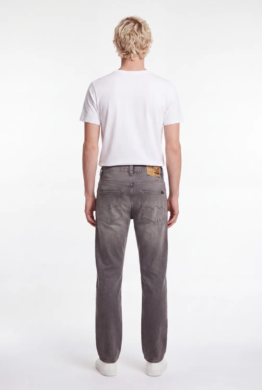 Teddy Smith Reg jeans uomo grigio dritto 5 tasche L32