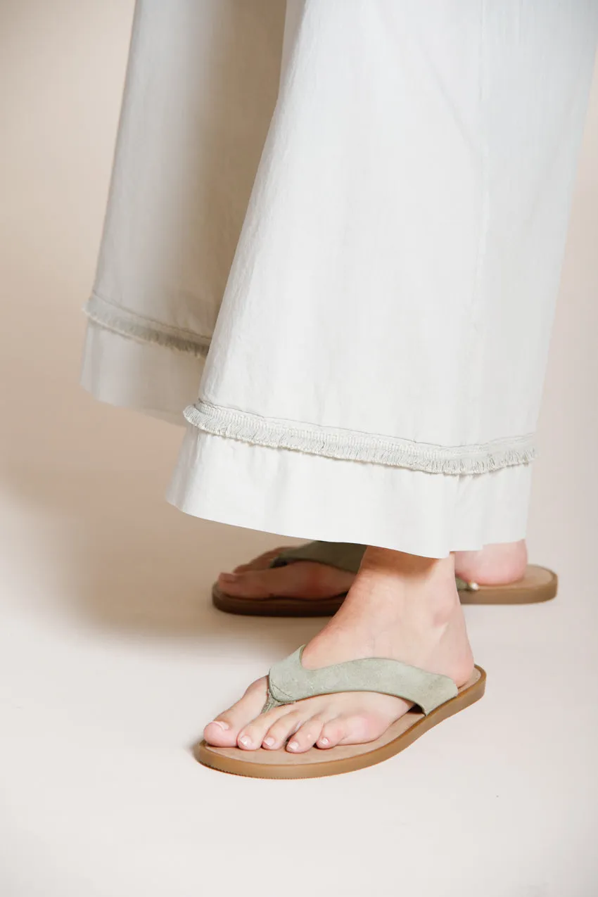Mason's Portofino Cropped chino jogger donna wide stucco