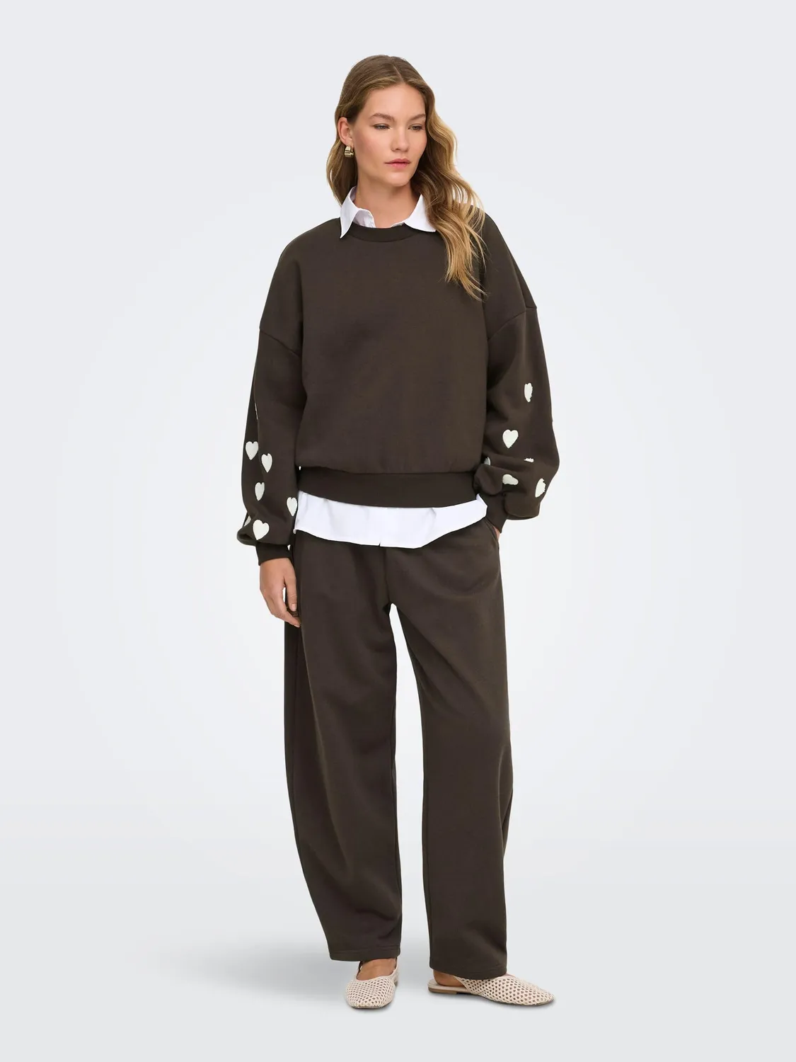 ONLY Onlmacy L/S O-Neck felpa girocollo box fit