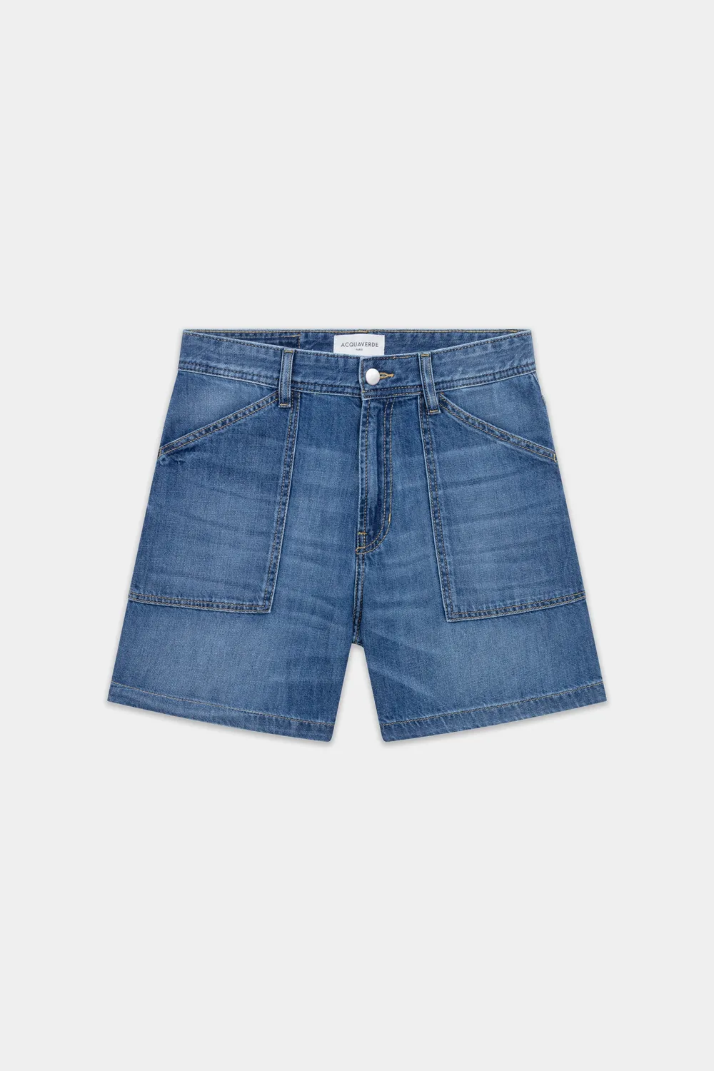 Acquaverde Mary shorts cargo Worn vita alta