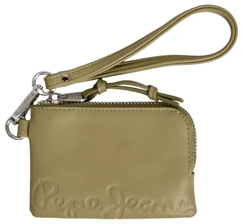 Pepe Jeans Key Wallet portafogli donna verde RFID