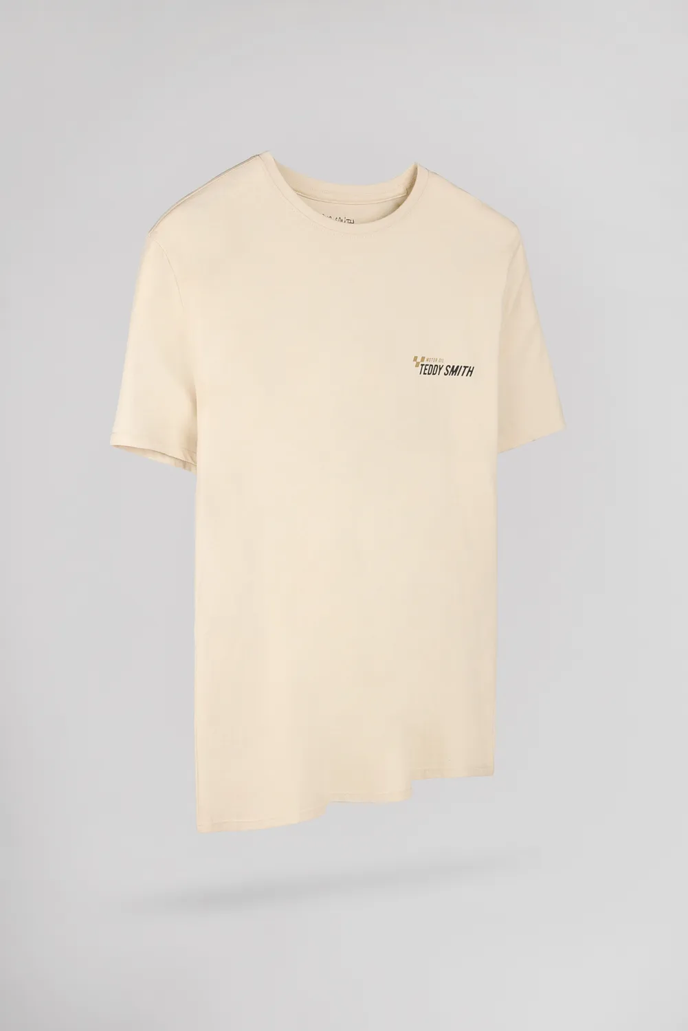 Teddy Smith T-Carso MC t-shirt uomo Soft Grege moto