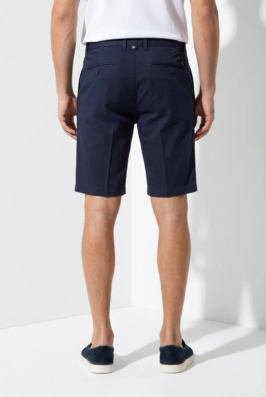 Mason's London bermuda chino blu navy regular gabardina