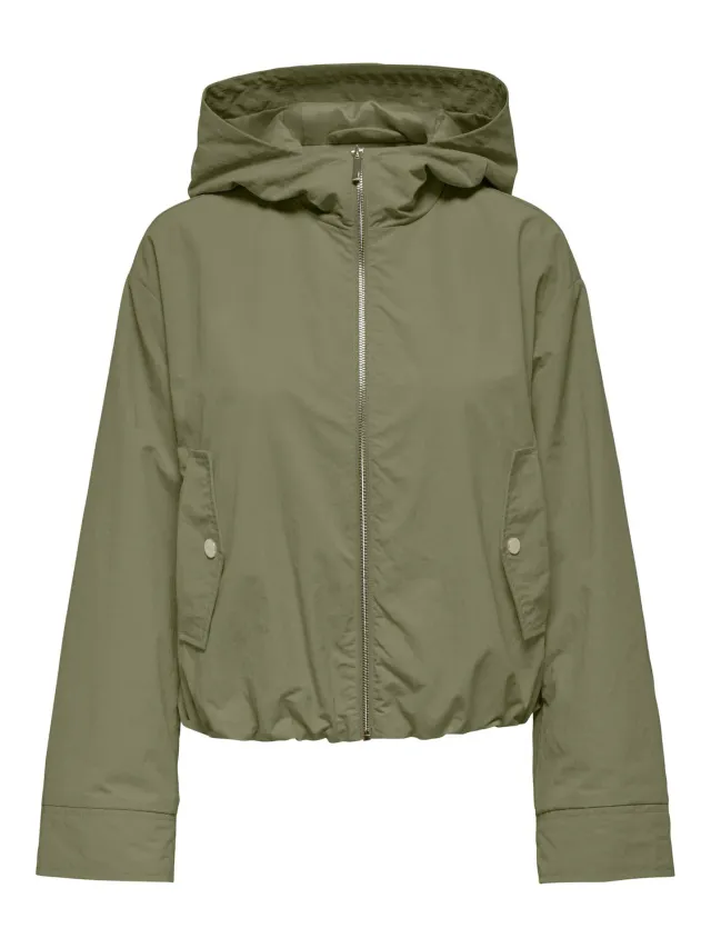 ONLY Onlbealo Hood giacca cappuccio 3XL humus leggera
