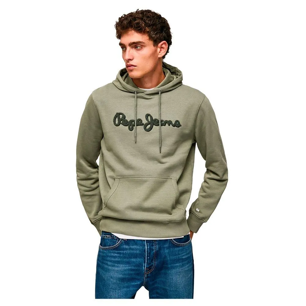 Pepe Jeans Ryan Hoodie felpa uomo logo ricamato