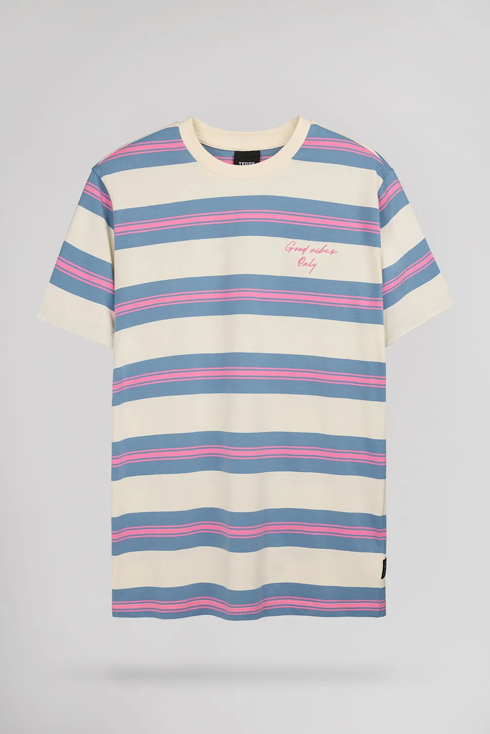 Teddy Smith T-Artus MC T-Shirt Loose Uomo Cream