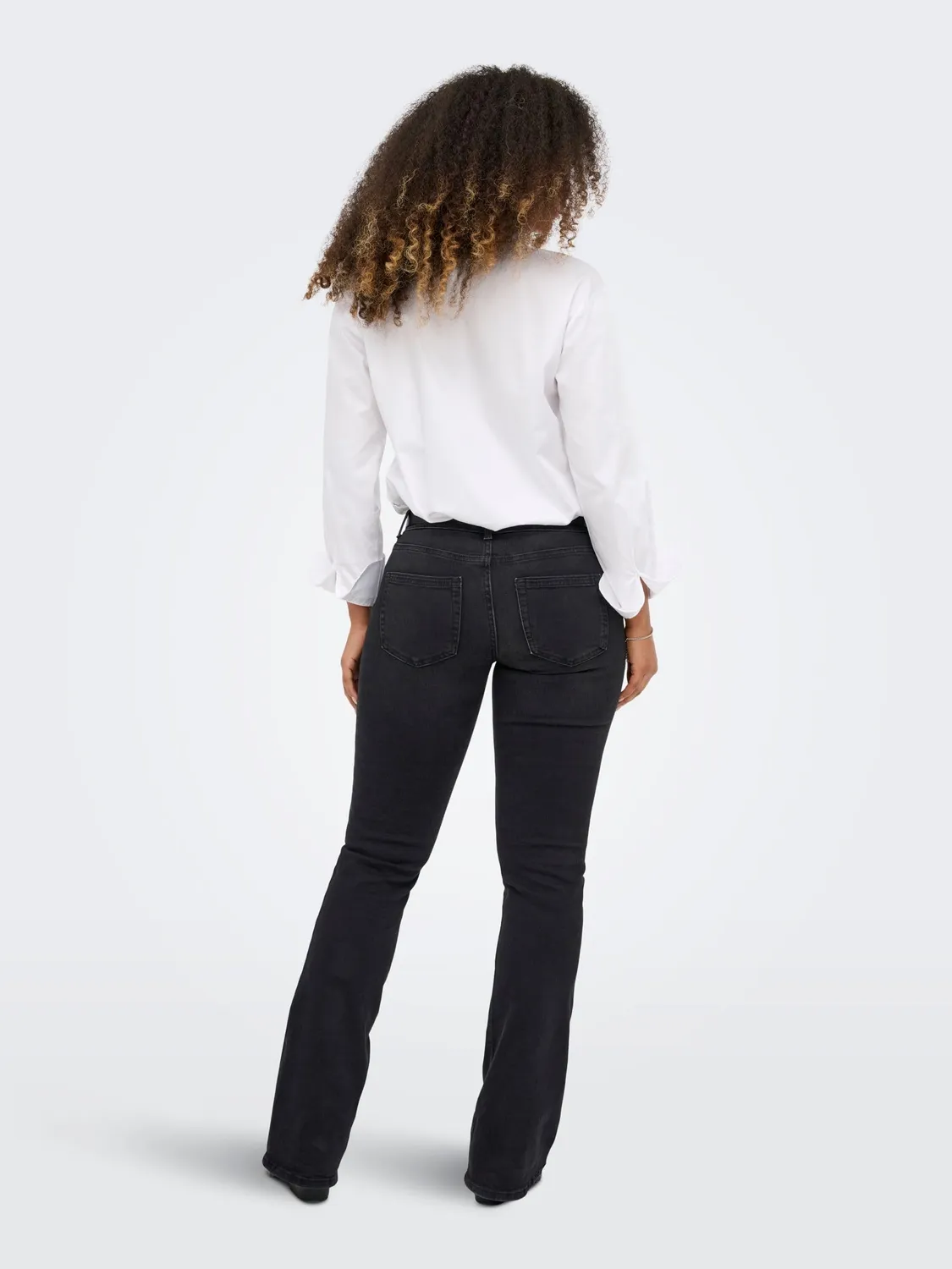 ONLY ONLBLUSH Mid Flared DNM TAI1099 jeans donna XL/30L