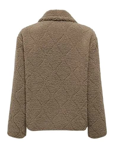 ONLY Onlkelly Teddy Quilted Jacket Otw giacca trapuntata teddy