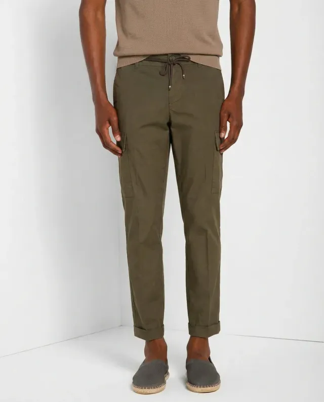 Mason's Chile Jogger Cargo Uomo Verde Scuro Extra Slim