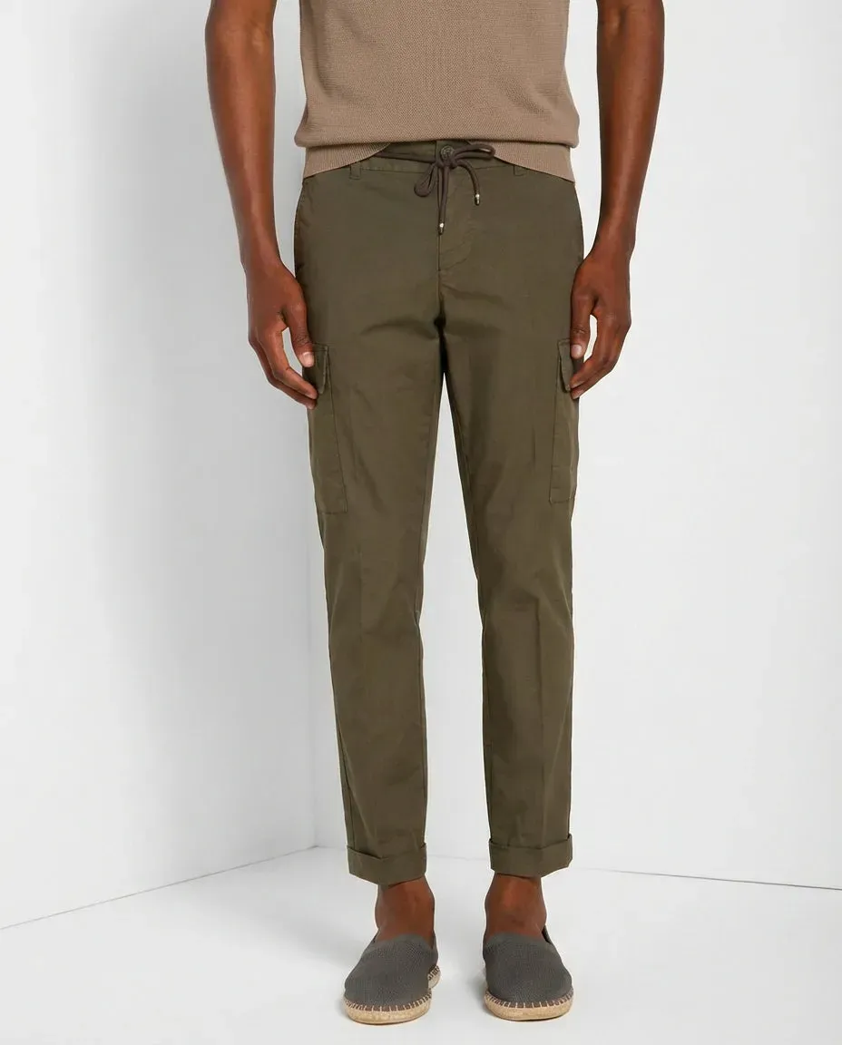 Mason's Chile Jogger Cargo Uomo Verde Scuro Extra Slim