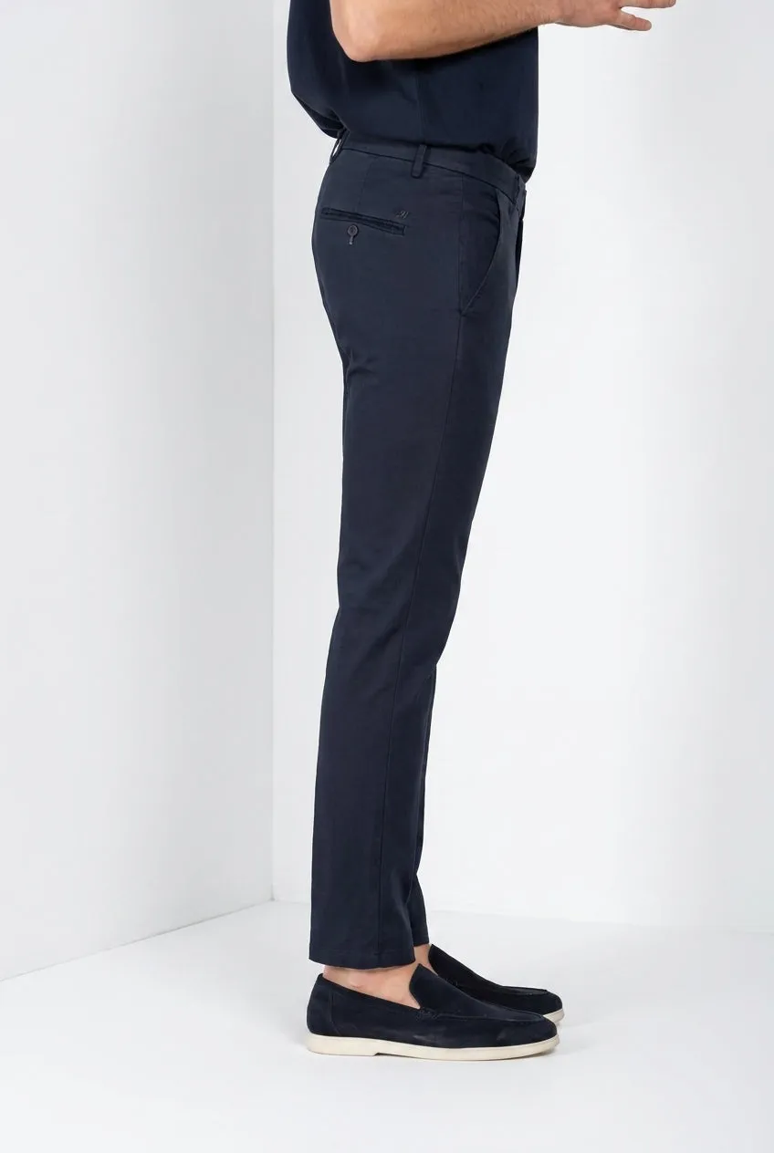 Mason's Torino Travel chino blu notte slim