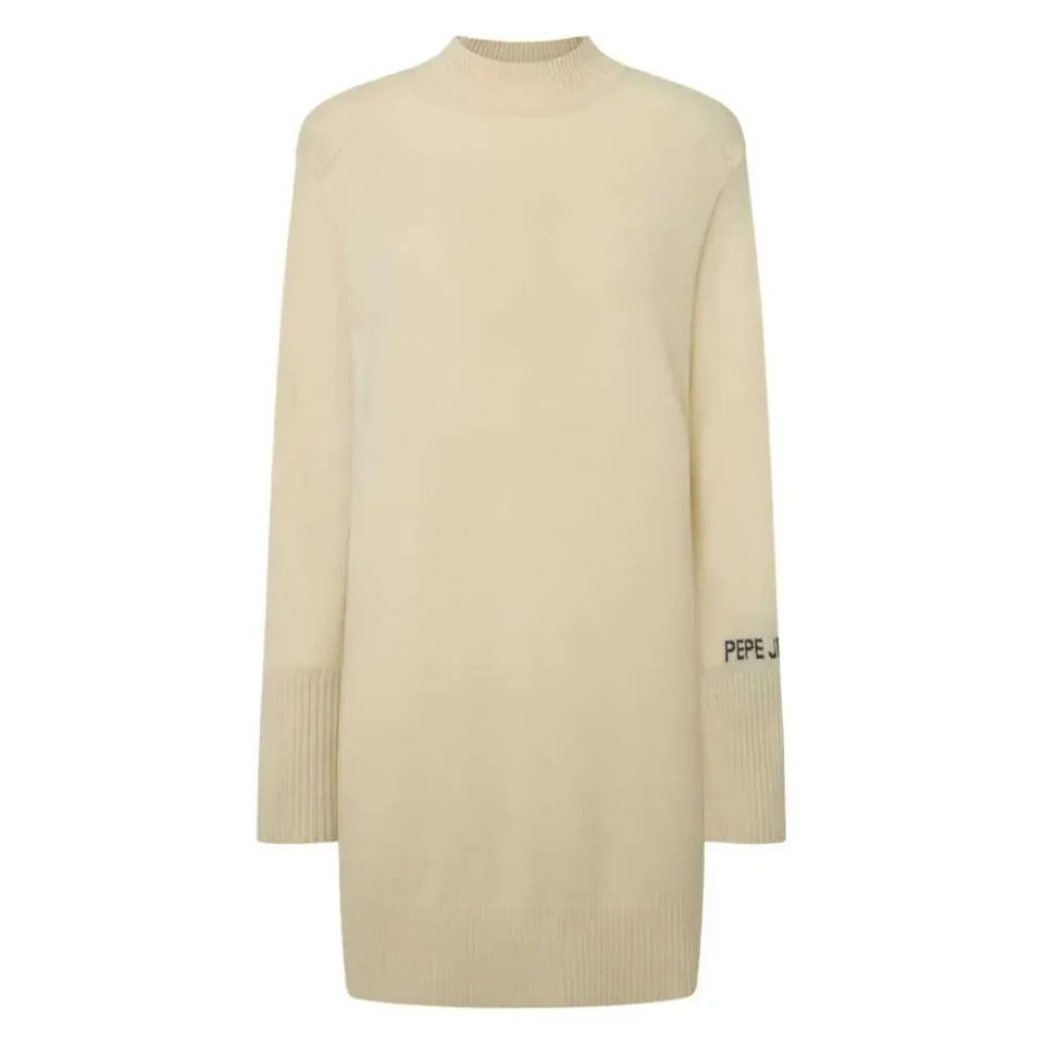 Pepe Jeans Hazel Dress vestito donna M beige