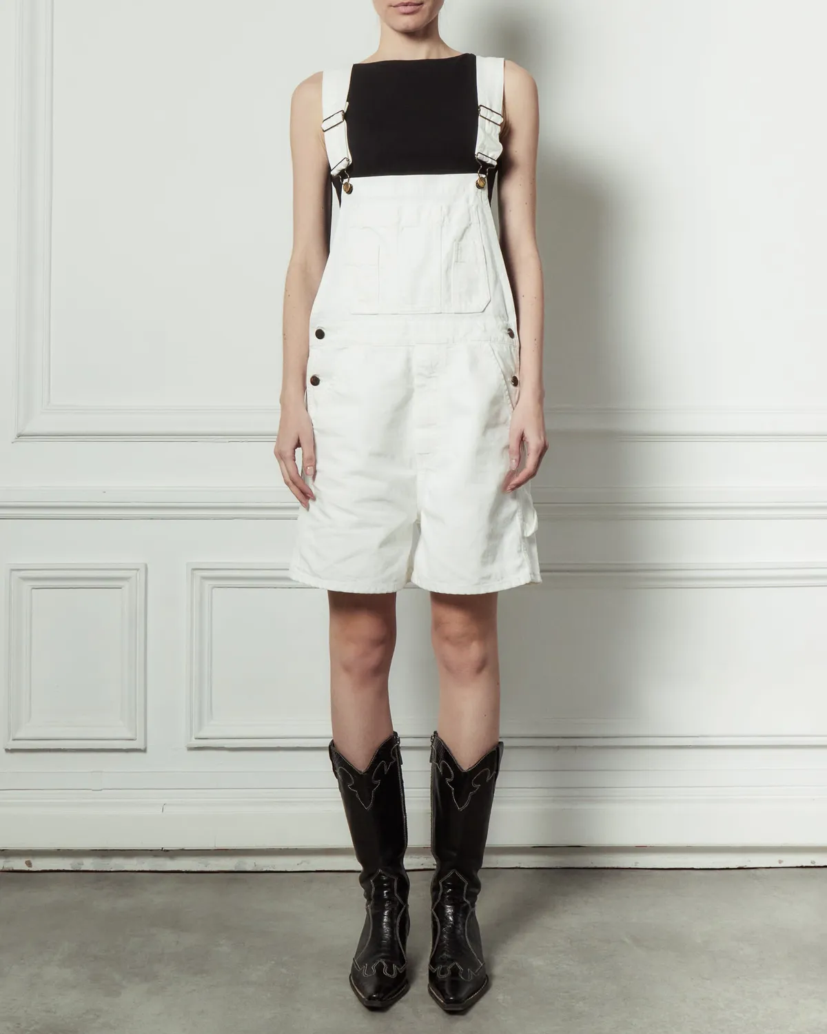 acquaverde Silver salopette corta off white