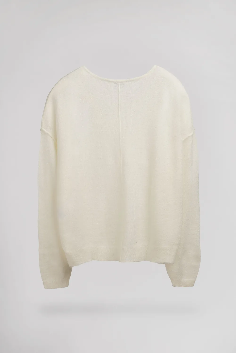Teddy Smith P-Petille maglione mohair middle white