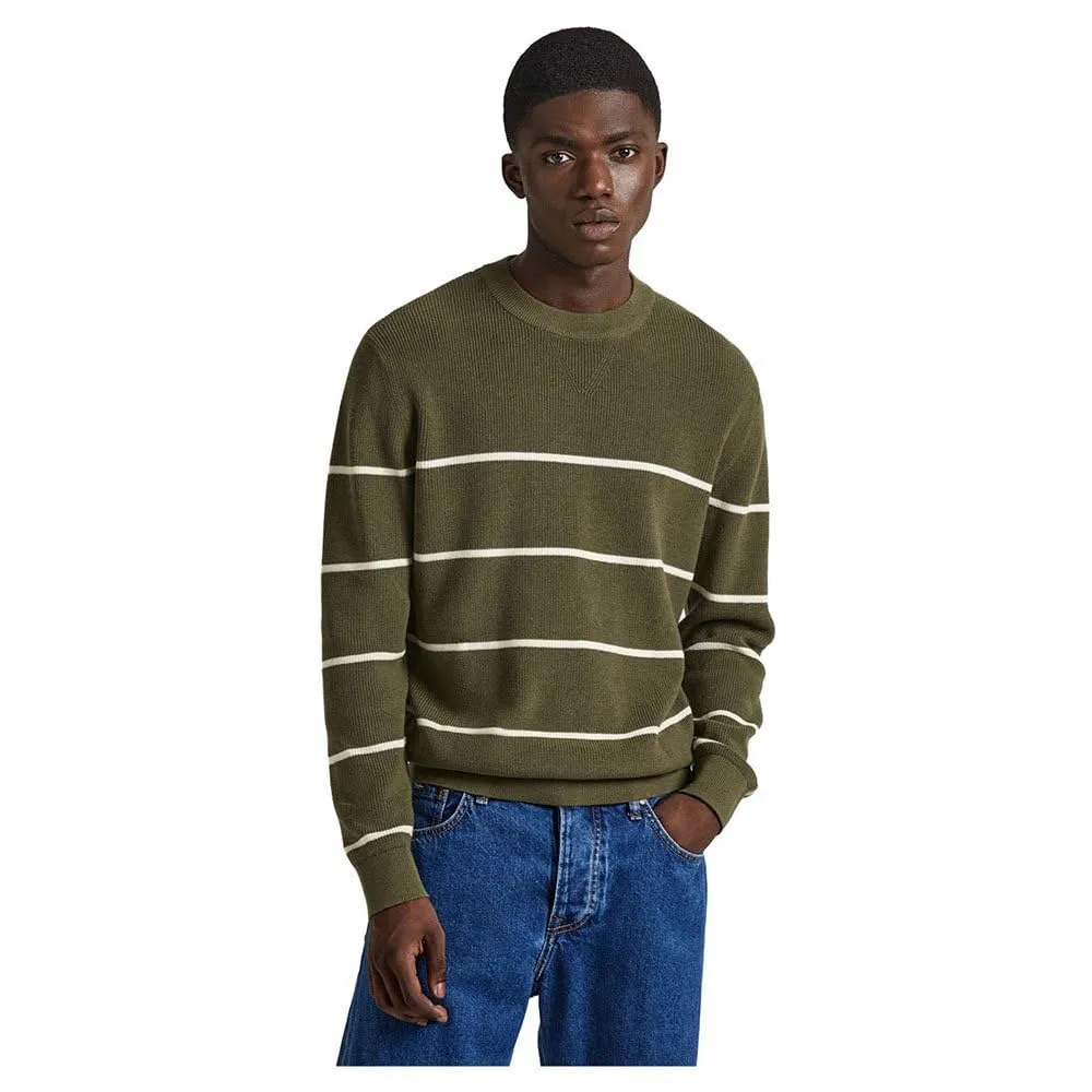 Pepe Jeans Max felpa uomo con cappuccio verde militare