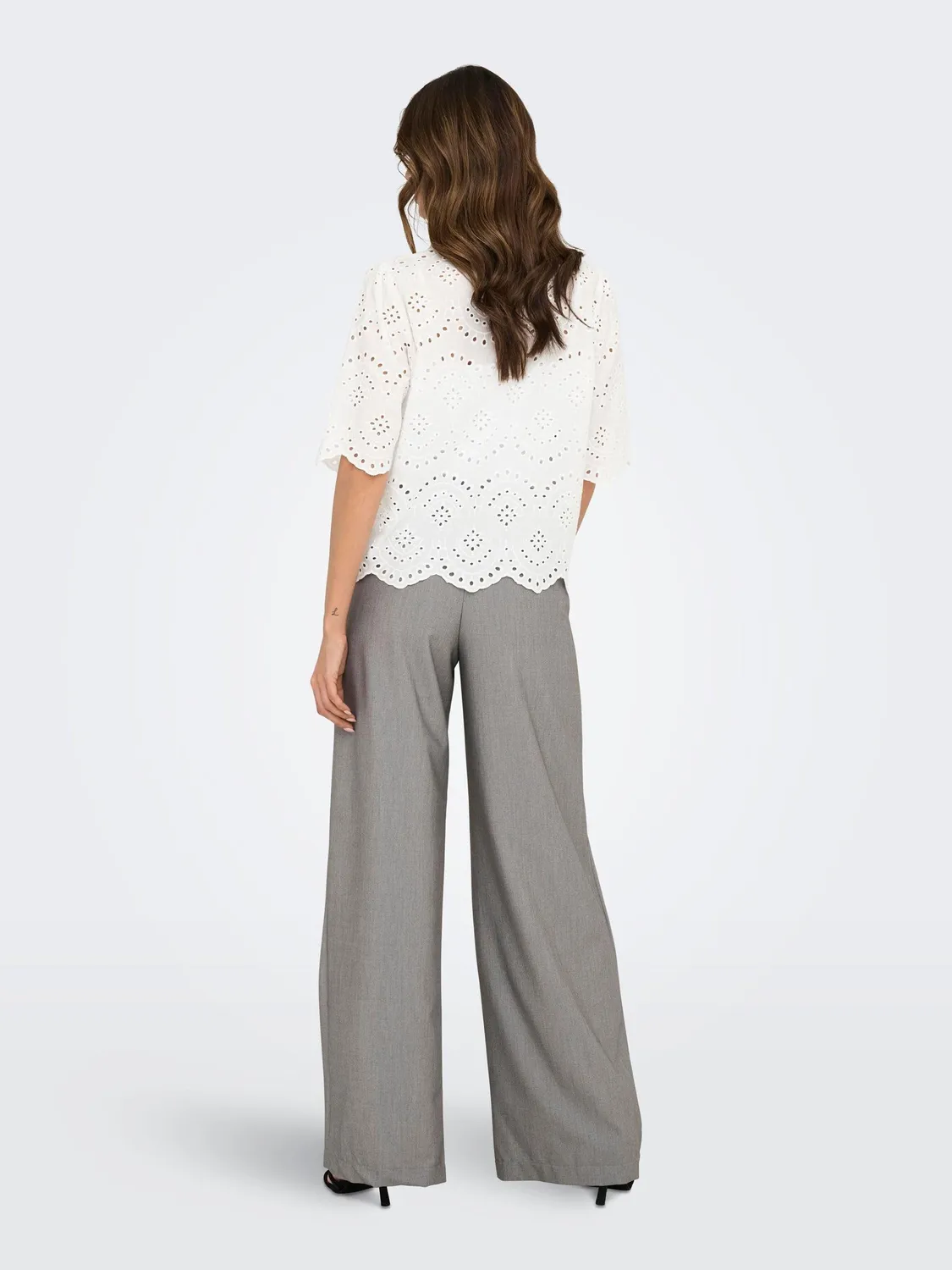 ONLY Onlvalais camicia donna M nera manica lunga