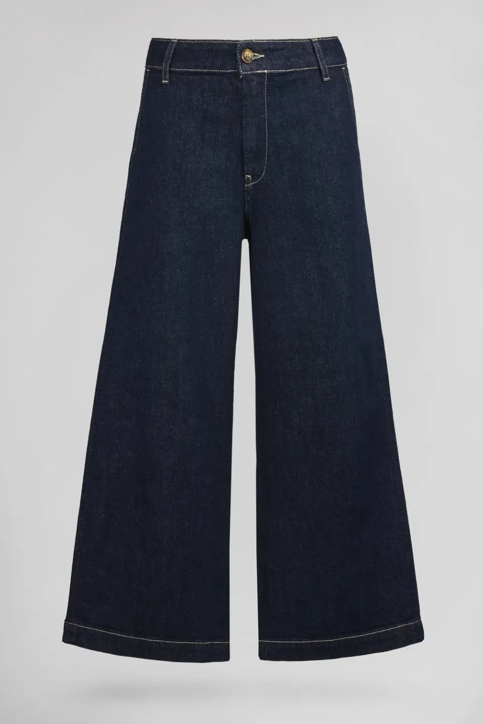 Teddy Smith P-LOUISA CROPPE jeans larghi dark blue