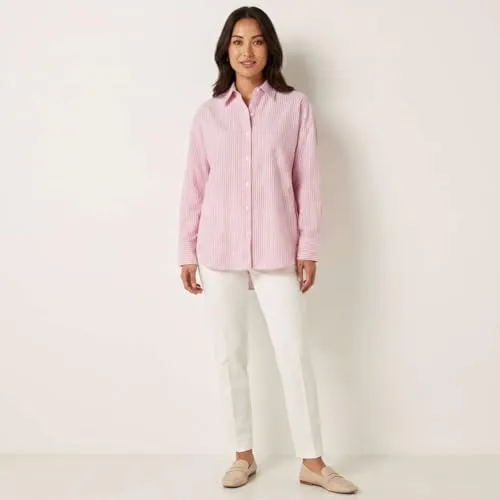 ONLY Onlzelena LS Reg Pearl camicia rosa XS manica lunga