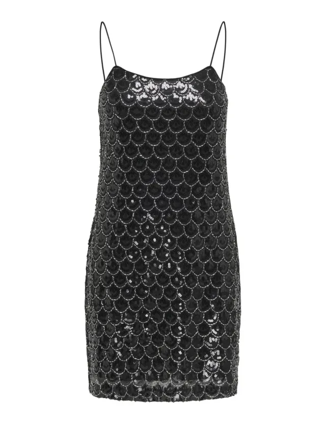 ONLY Onlbrielle Strap Sequins Abito Donna S paillettes