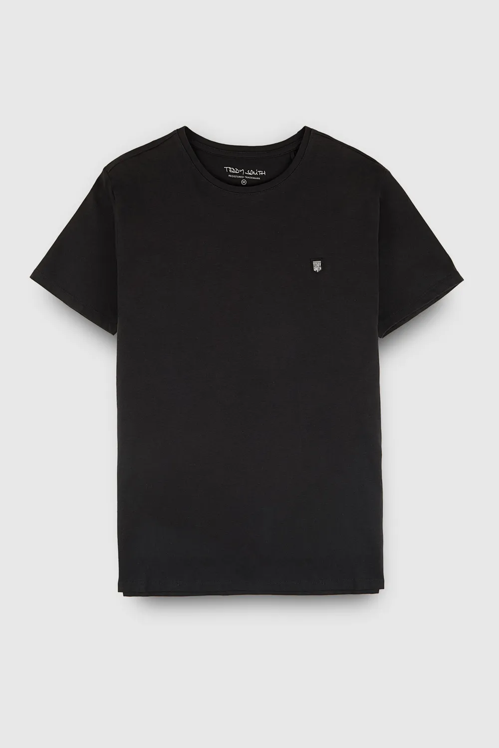 Teddy Smith T-Taho t-shirt uomo carbone girocollo