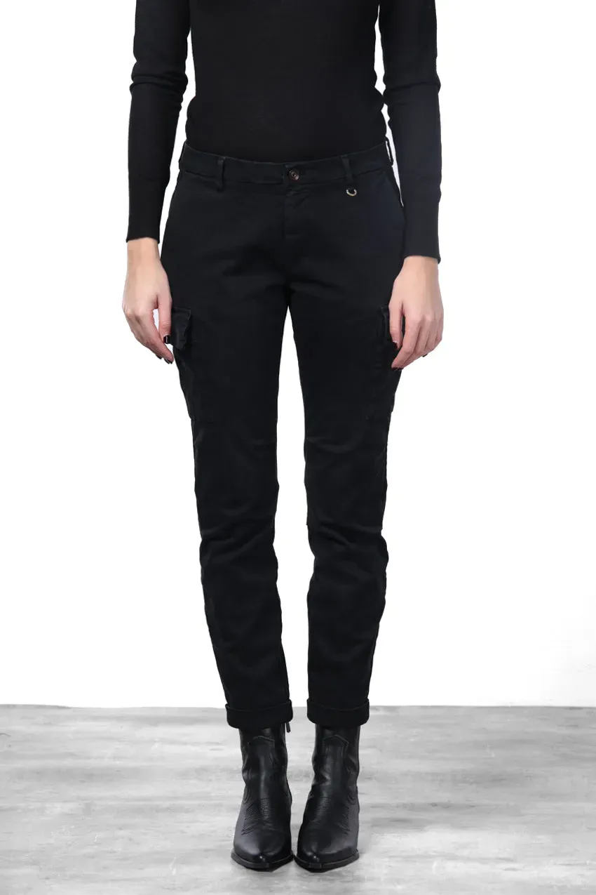Mason's Chile City cargo donna nero slim raso