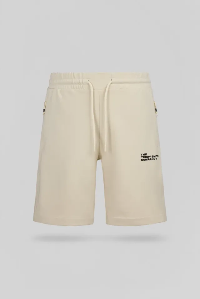 Teddy Smith S-Company SH shorts uomo crema slim