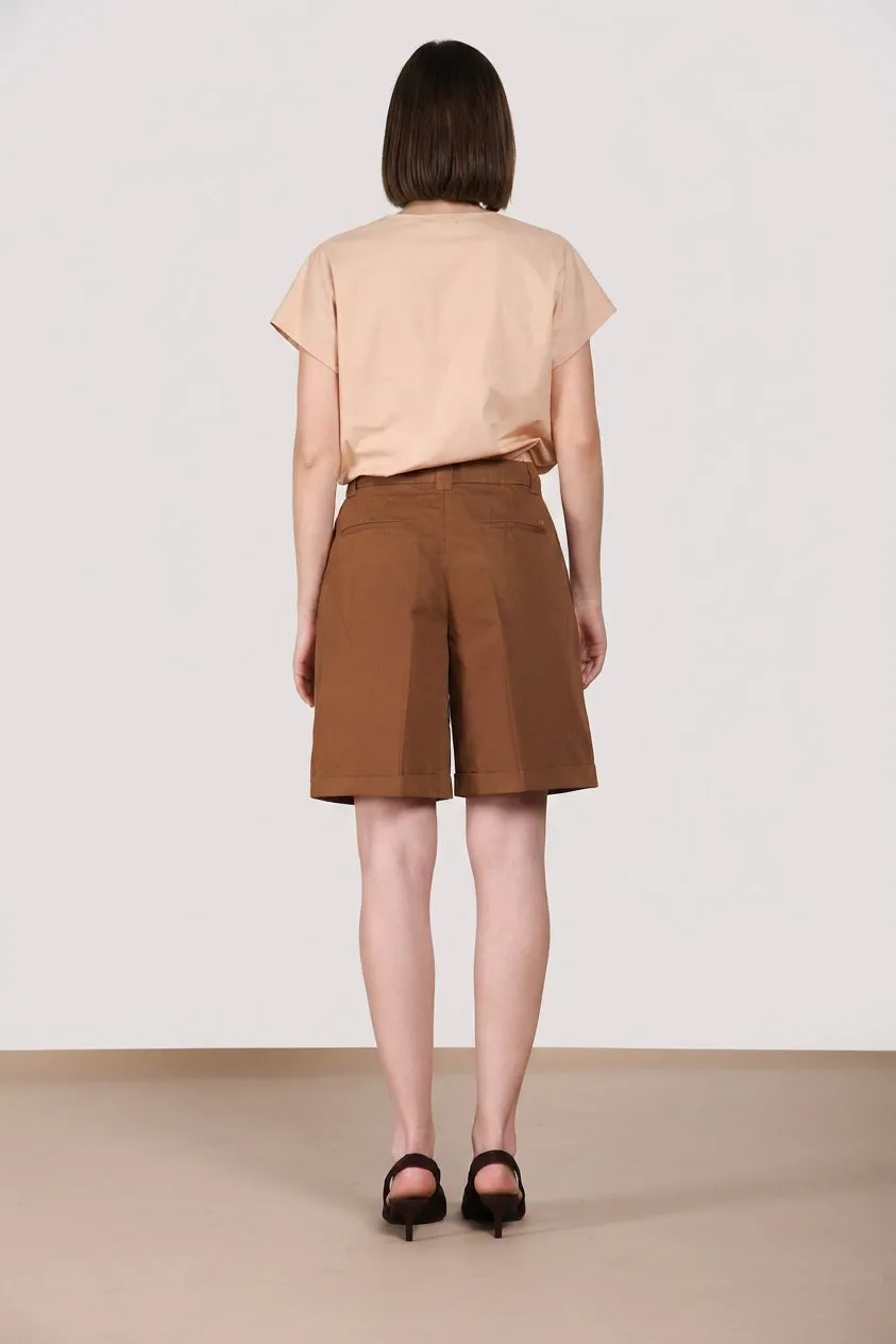 Mason’s Brigitte bermuda chino donna marrone chiaro relaxed