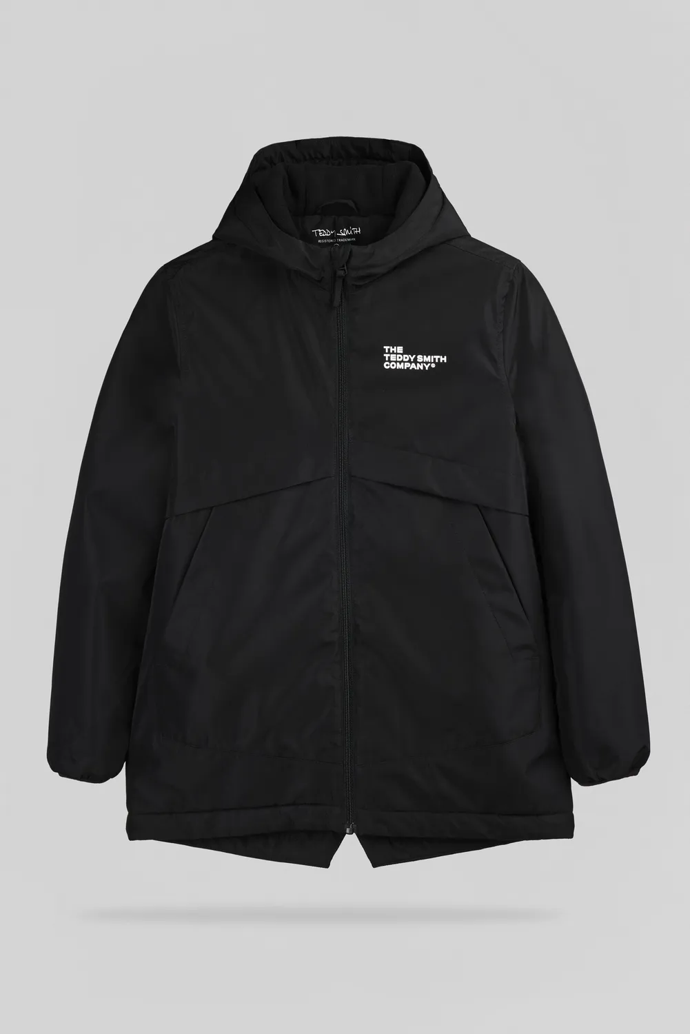 Teddy Smith P-Hanz JR parka ragazzo nero imbottito