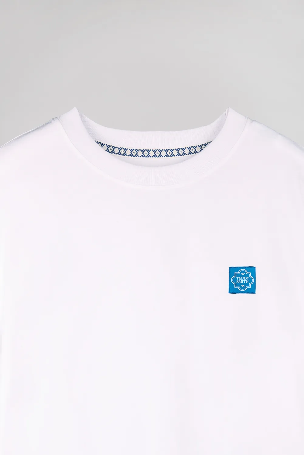 Teddy Smith T-Carmin MC t-shirt uomo bianco cotone