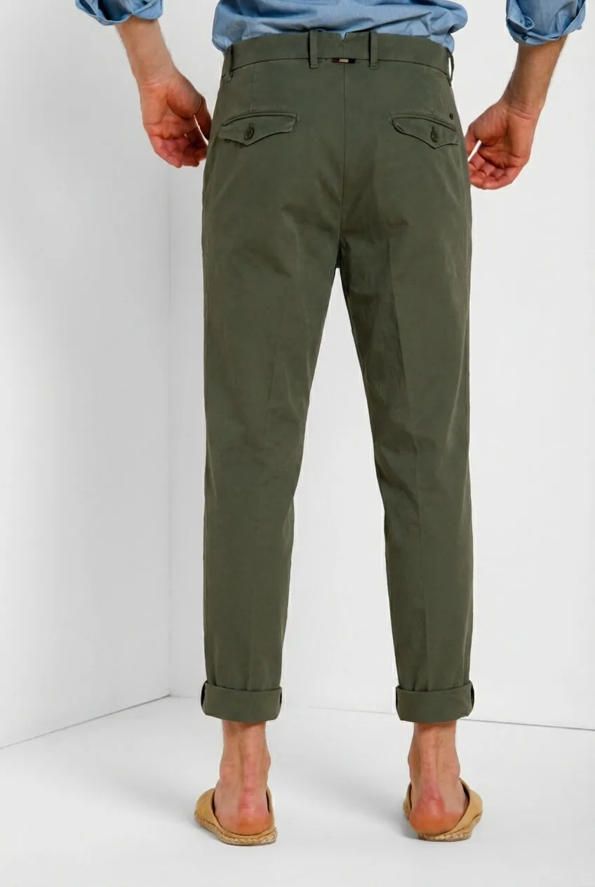 Mason's Boston Chinos Chino Uomo Verde Cotone Relaxed