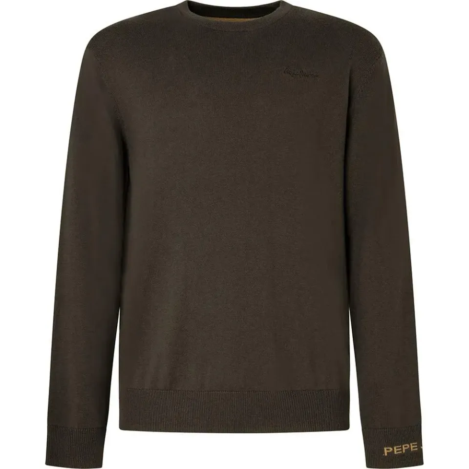 Pepe Jeans Andre Crew Neck felpa uomo girocollo logo manica