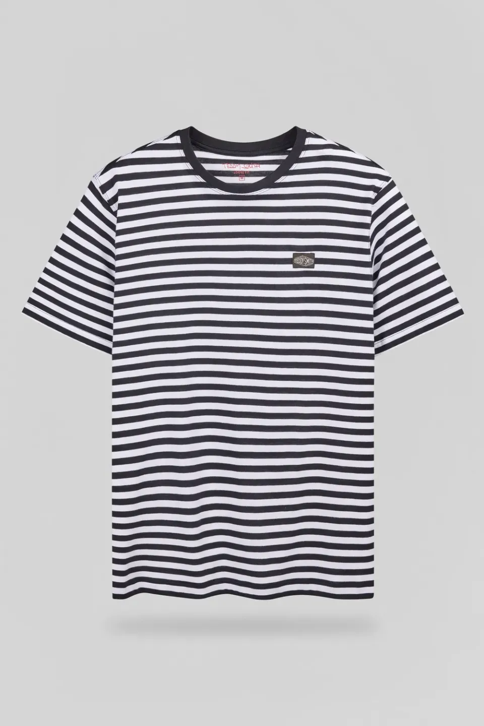 Teddy Smith T-Stry MC t-shirt righe blu navy