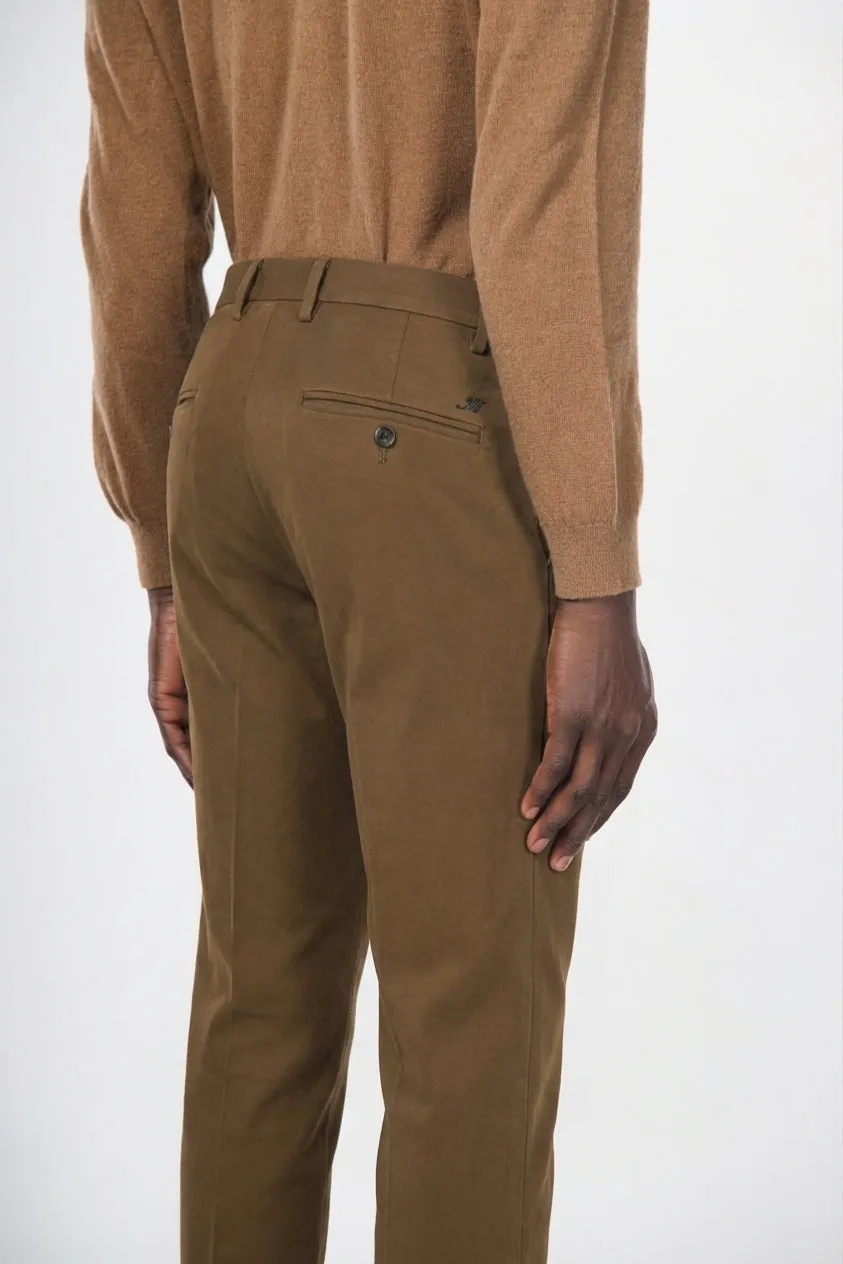 Mason's Milano chino uomo noce gabardina