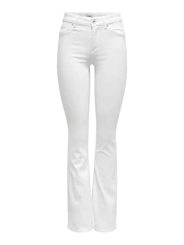 ONLY Onlblush jeans donna flare L/32 vita media denim