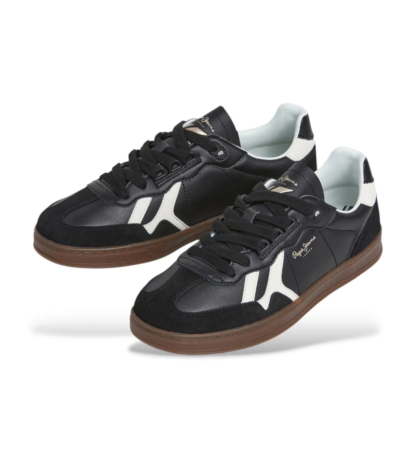 Pepe Jeans Ball Zero sneakers uomo 47 pelle nera
