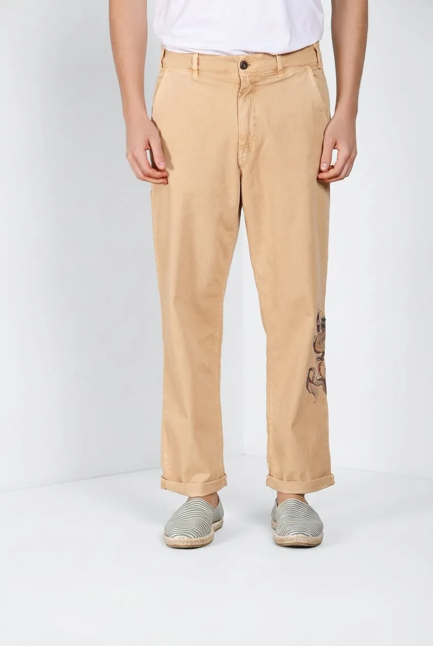 Mason’s Dallas Denver M74 Pantalone Cargo Kaki Relaxed