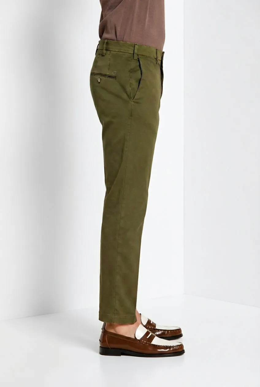 Mason's New York chino uomo verde bosco regular