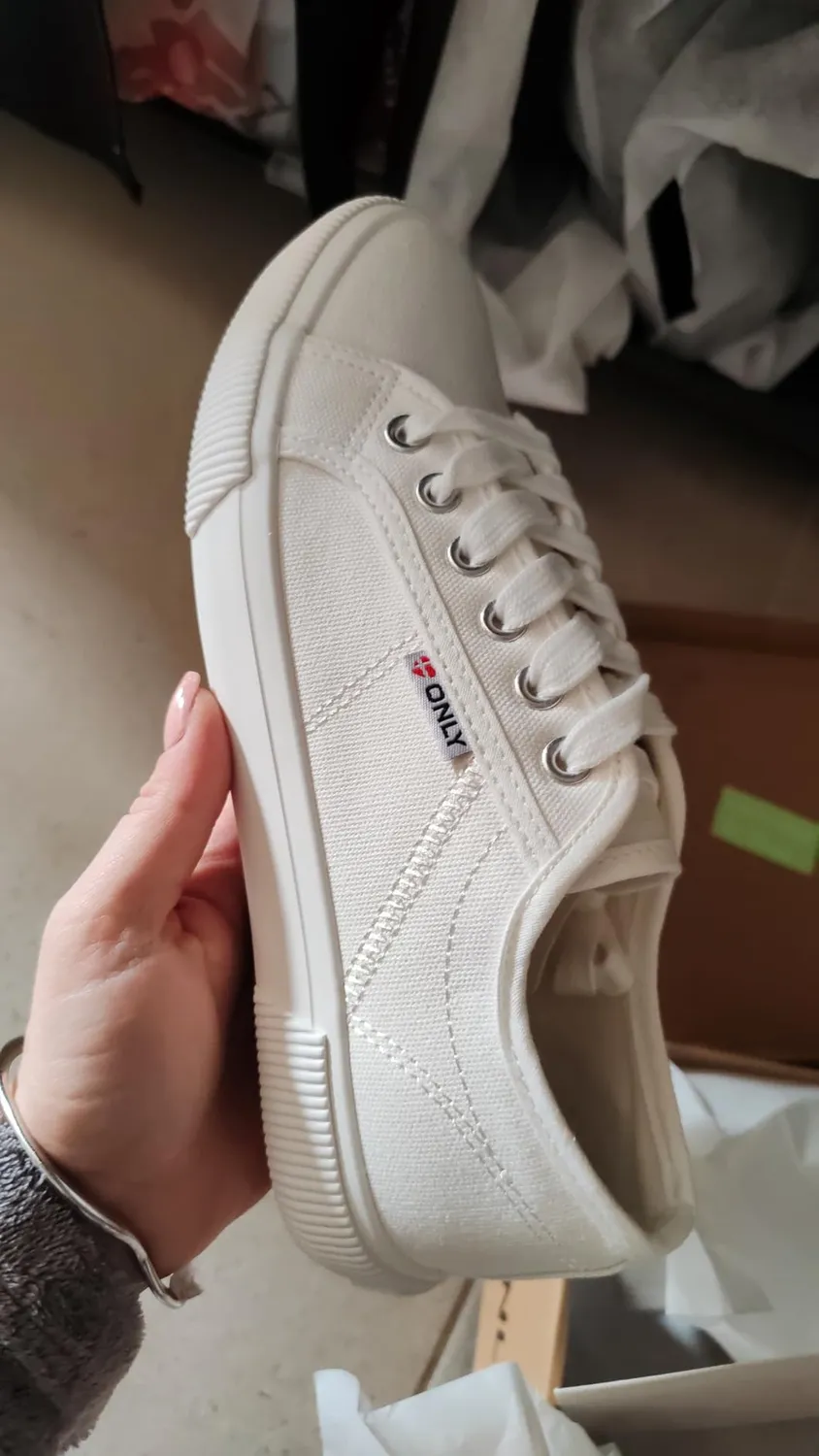ONLY ONLNICOLA Canvas Sneaker NOOS sneakers donna tela