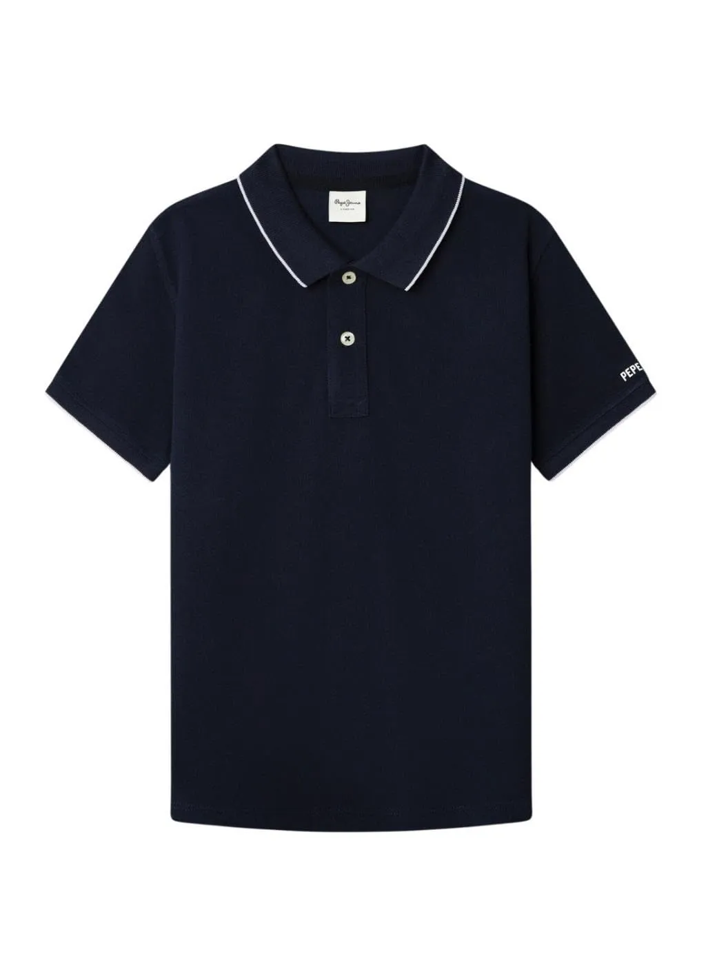 Pepe Jeans PB5400029 polo bimbo 10 anni navy piquet