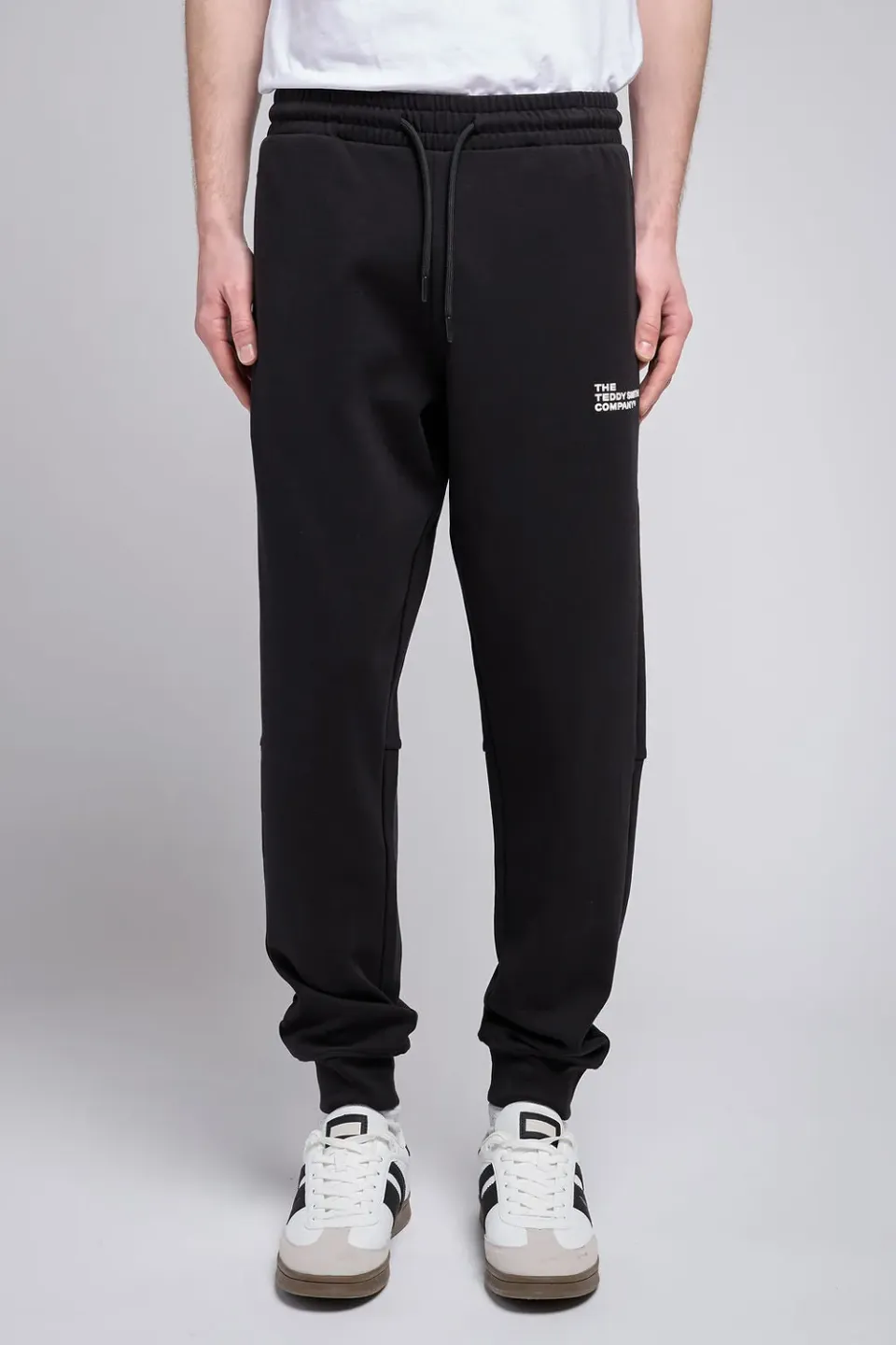 Teddy Smith P-Company Pantaloni Tuta Uomo Neri Cotone